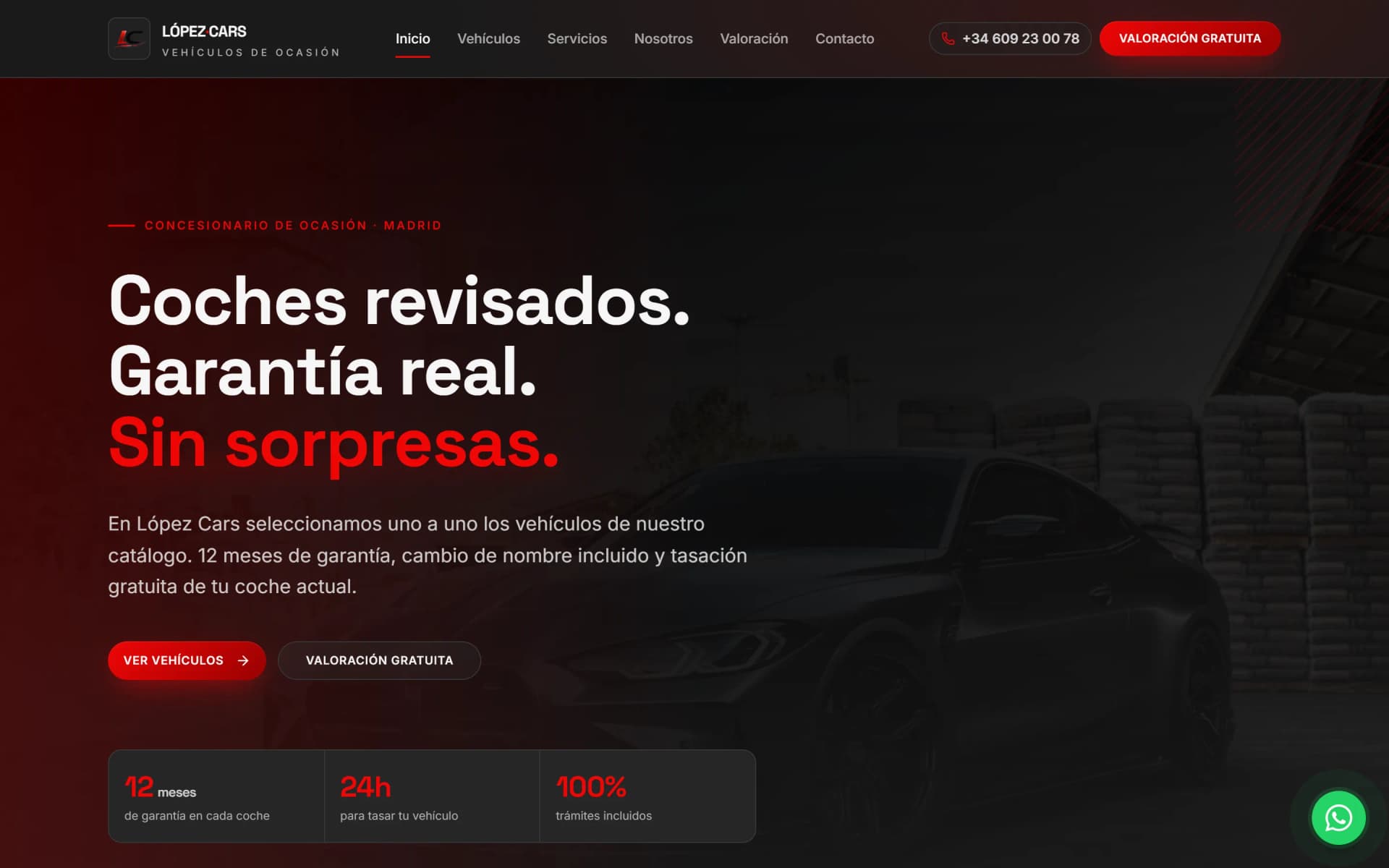LopezCars on desktop